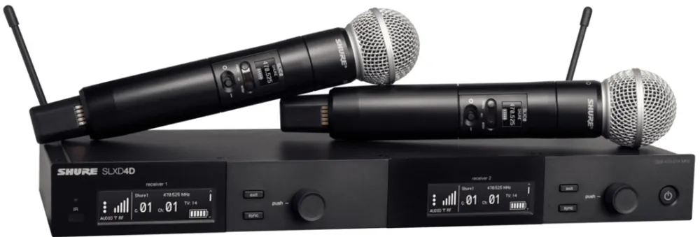 Microfon Shure Shure SLXD24DE/SM58-G59 - dual digital wireless system with two transmitters/handheld microphones