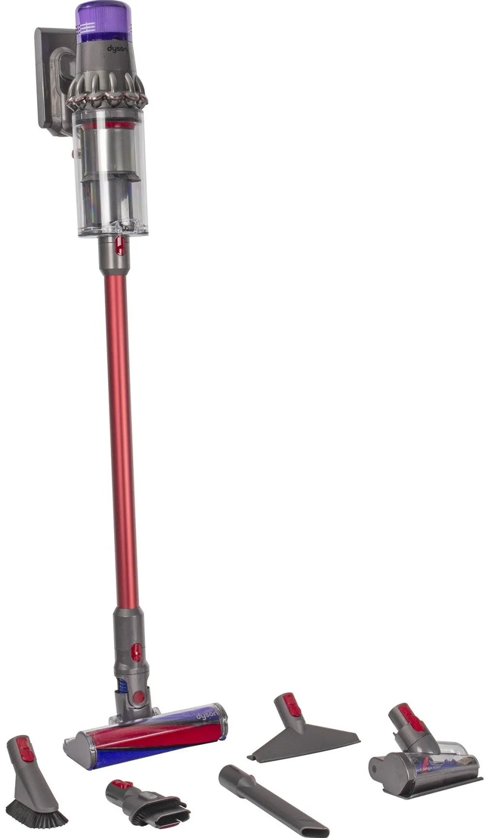 Aspirator vertical Dyson V11 Fluffy Nichel/Rosu