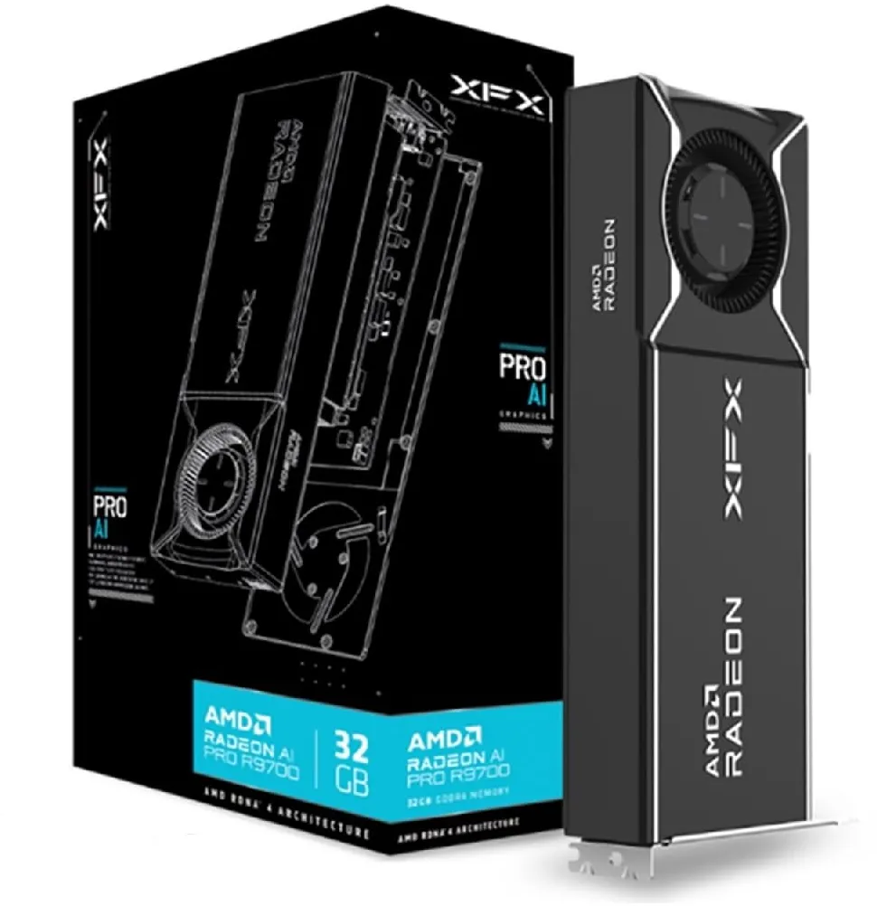 XFX AMD Radeon? AI Pro R9700 32GB (black)