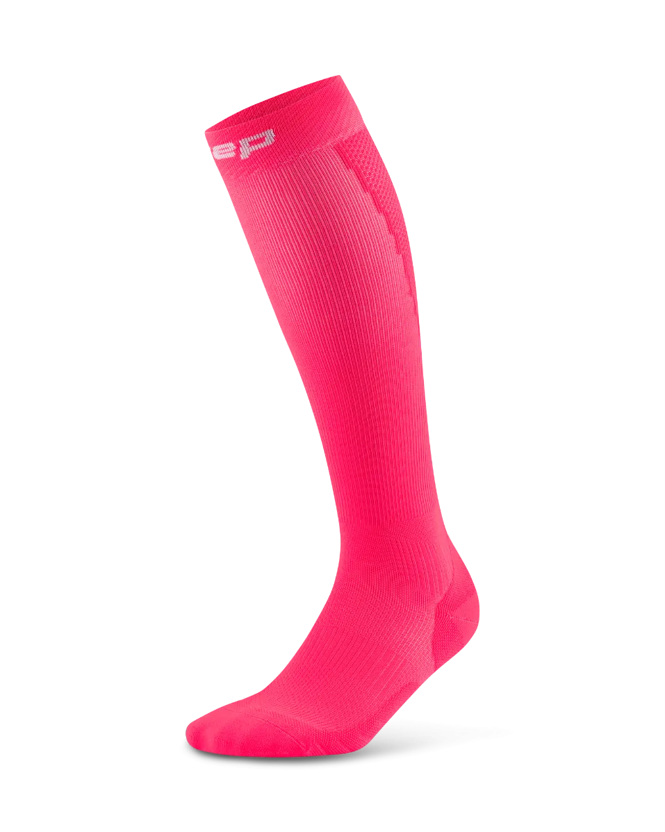 CEP - sosete compresie inalte - run socks tall 5.0 - pink - II - 25-31 cm gamba