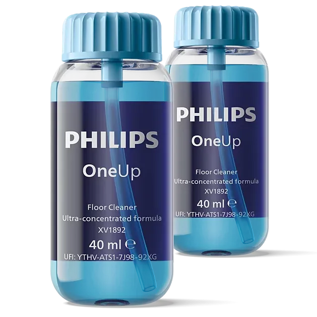 Philips XV1892/02 OneUp Floor cleaner detergent, 2x40 ml
