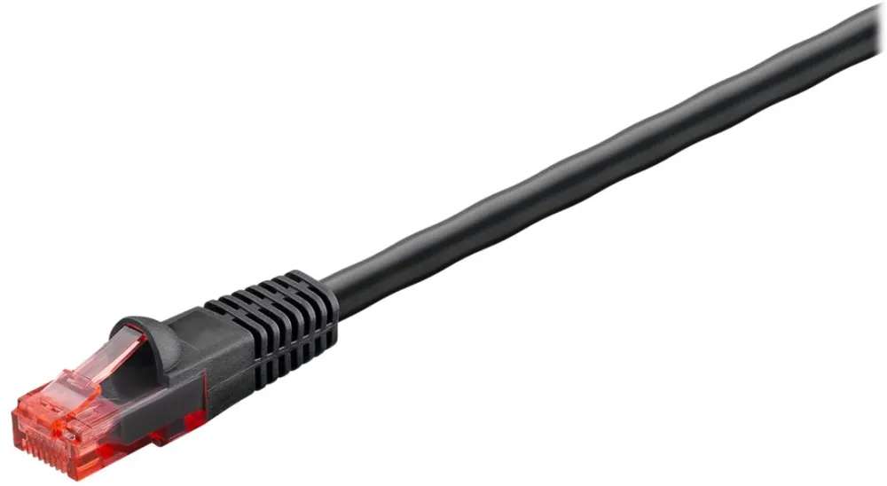 Cablu patch retea de exterior GOOBAY 55432 CAT 6/6A U/UTP 10 m negru