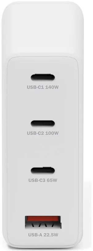 DIGITUS USB GaN Charger 140W, 3x USB-C, 1x USB-A