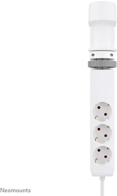 Prelungitor de birou NEOMOUNTS DS22-840WH6 cu clema 3 prize USB-A USB-C incarcare rapida alb