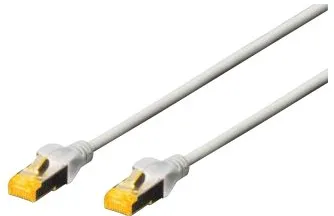 Digitus CAT 6A S/FTP patch cord, Cu, LSZH AWG 26/7, 10 m, Grey