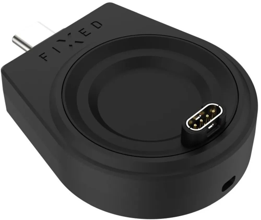 Cablu de incarcare USB-C Fixed pentru Garmin Fenix 5/6/7/7X/8, Epix, Venu 2/3/3S, Vivoactive 3/4/5 negru
