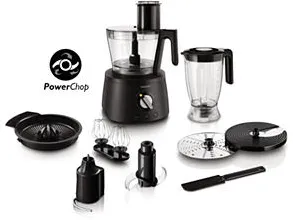Robot de bucatarie Philips HR7776/90 12 viteze + pulse negru