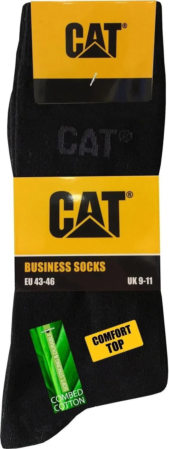 Set 5 perechi sosete barbati CAT AV227 negru marimea 43-46