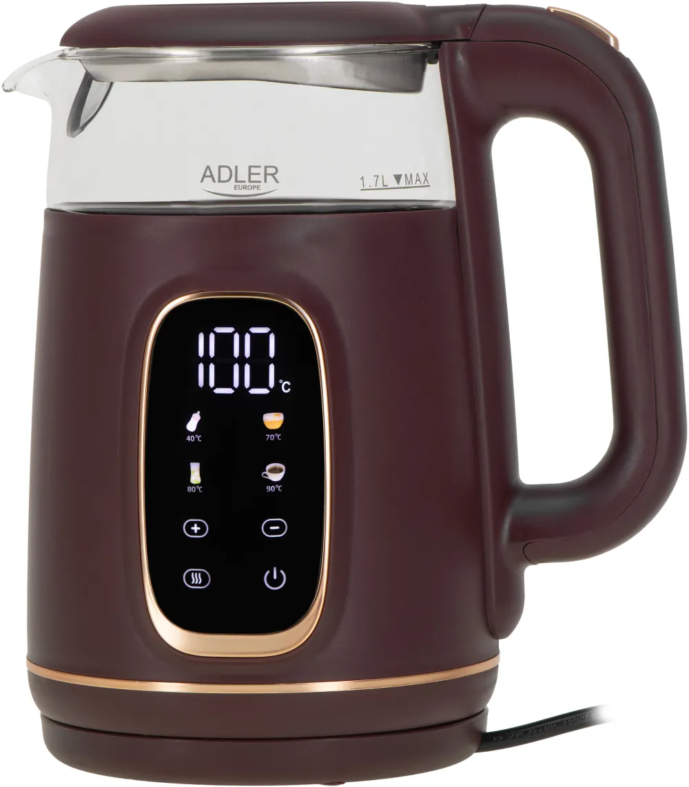 Adler  AD 1305 burgundy electric kettle