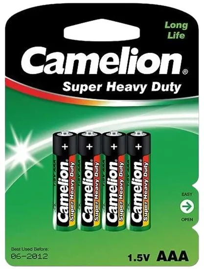 Camelion Super Heavy Duty AAA (R03), Green, 4 pcs