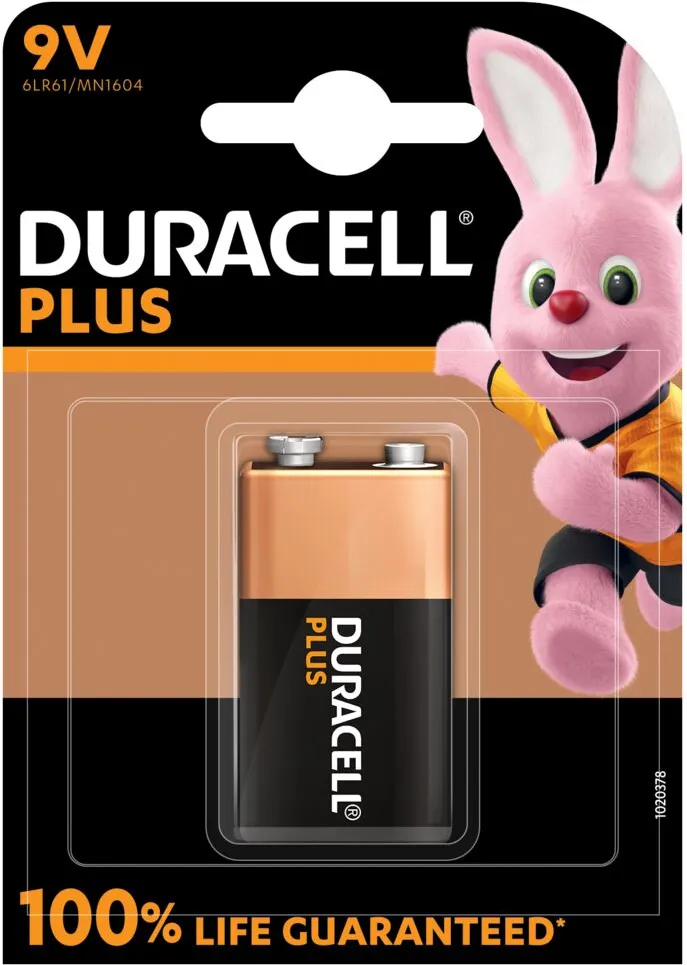 DURACELL Plus MN1604 9V BL1