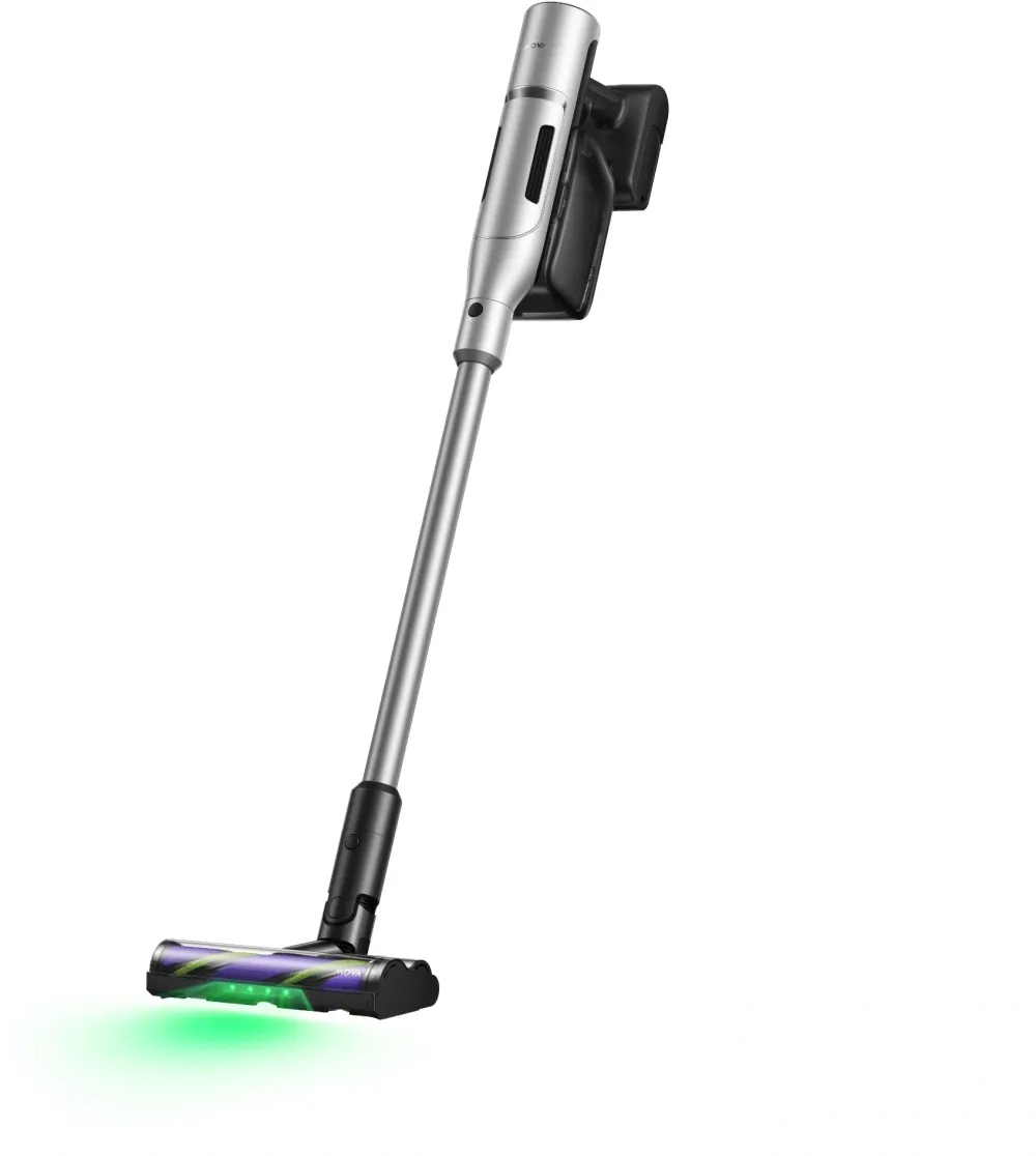 Aspirator vertical MOVA Z200 cu golire automata argintiu