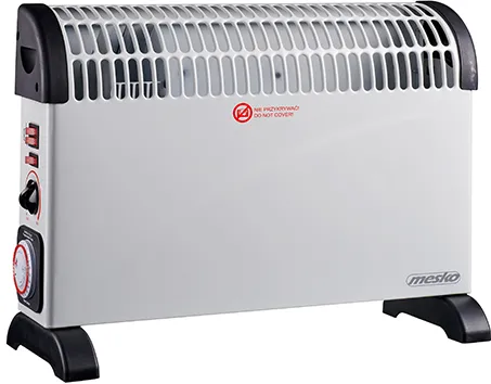 Convector electric Mesko MS 7741w 2000 W cu timer si ventilator turbo