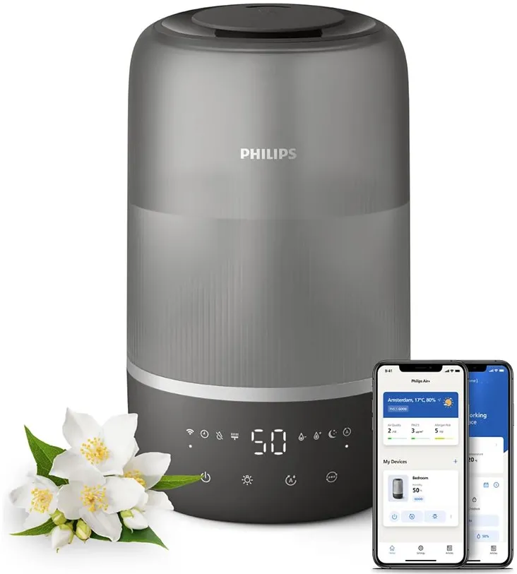 Philips HU1510/03 Humidifier Series 1000 Up to 41m2, 3 settings, Grey