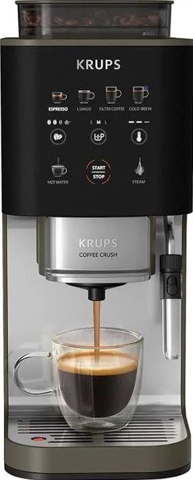 Espressor cafea KRUPS Coffee Crush Experience SA403BE0 negru argintiu