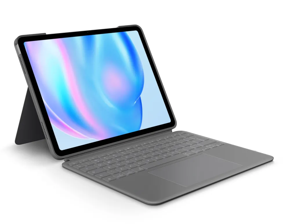 Husa cu tastatura Logitech Combo Touch pentru iPad Air 13-inch (M2), US - INTNL, OXFORD GREY