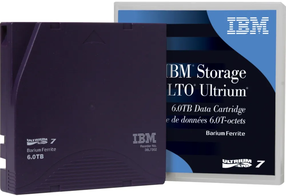 IBM LTO tape 38L7302 / LTO-7 Ultrium Black