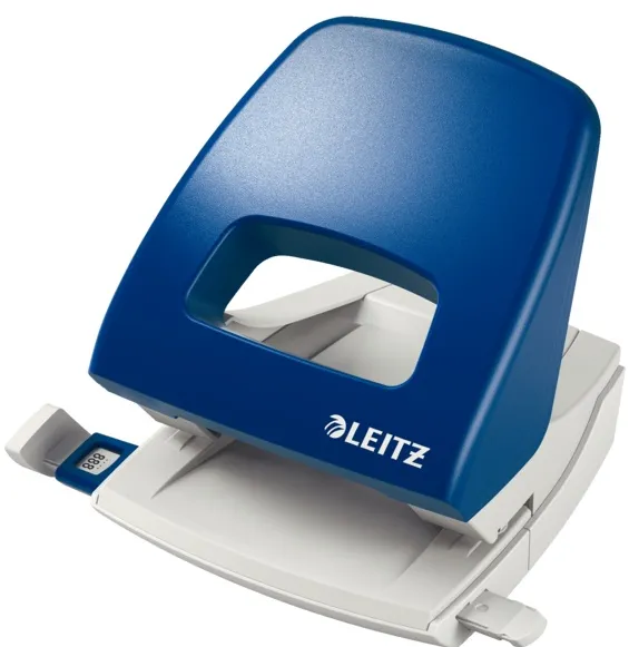 Perforator plastic LEITZ 5005 NeXXt Series, 25 coli, albastru