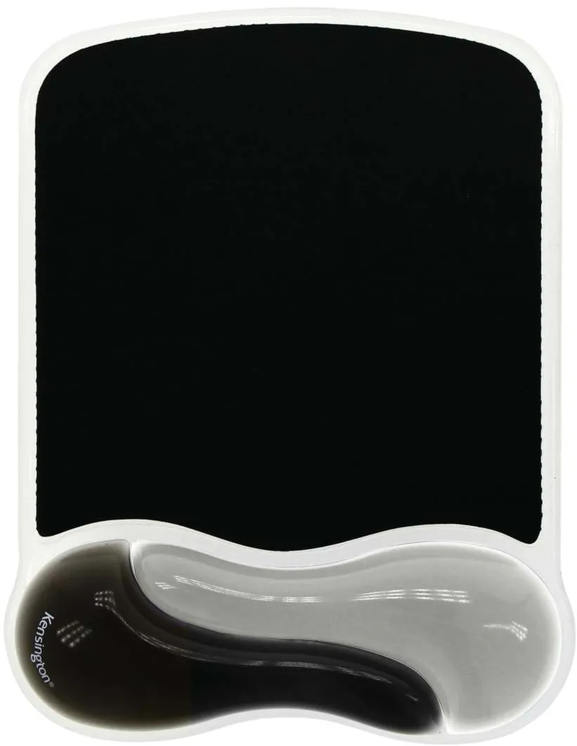 Mouse Pad Kensington Duo Gel, cu suport ergonomic pentru incheietura mainii, cu gel, fumuriu/negru