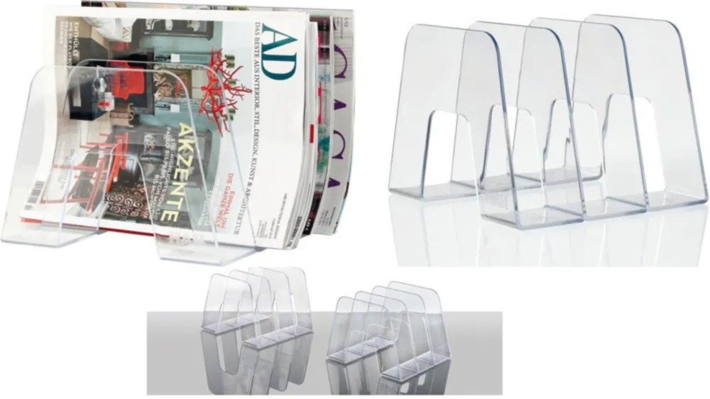 Separator pentru cataloage, reviste , corespondenta, HAN Sorter - transparent cristal