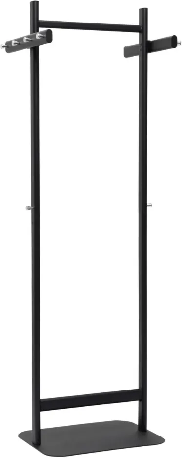 Suport pentru haine, din metal, 60 x 173 x 43 cm, MAUL Salsa - negru