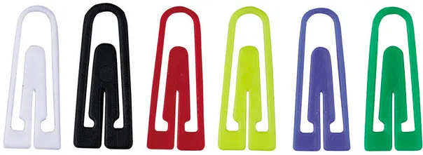 Agrafe din plastic, 100/cutie, ALCO - asortate