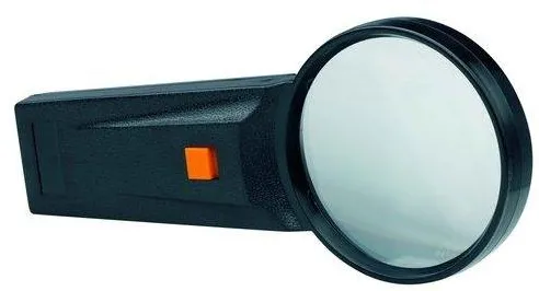 Lupa D- 75mm, cu lumina, 4x, ALCO - forma rotunda