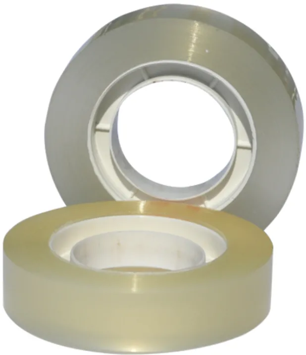 Banda adeziva 18mm x 33 m, 40 microni, ambalata individual, Optima - transparent