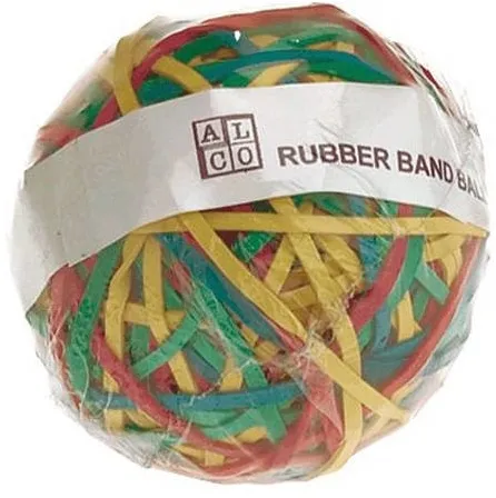 Elastice pentru bani, 190g/minge, D 70 x 6mm, ALCO