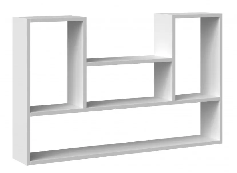 BILBAO 4P hanging rack 100x16x60 cm, white