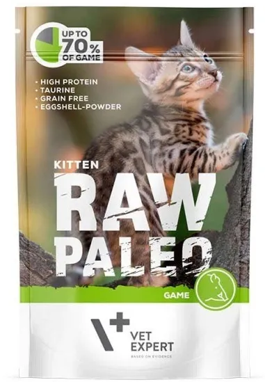 VETEXPERT Raw Paleo Kitten Cat Venison - wet food for kittens - 100 g