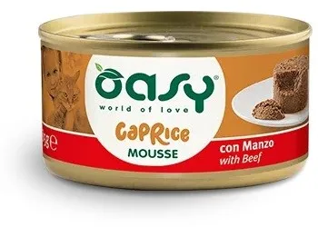 OASY Caprice Mousse Beef - wet cat food - 85g