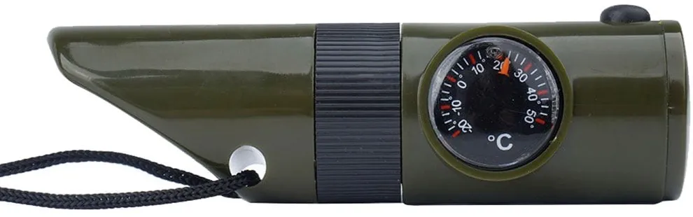 Mil-Tec Survival whistle 6 in 1 Olive