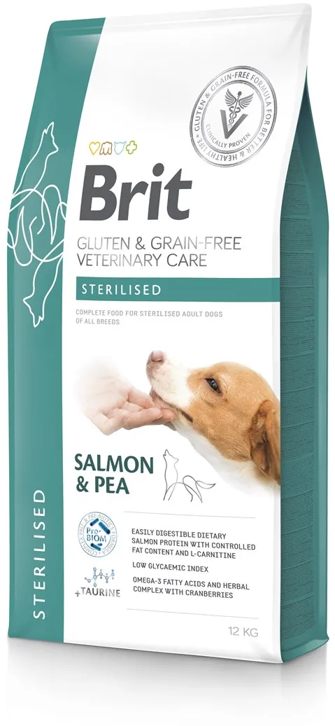 BRIT Grain Free Vet Care Dog Sterilised - dry dog food - 12kg