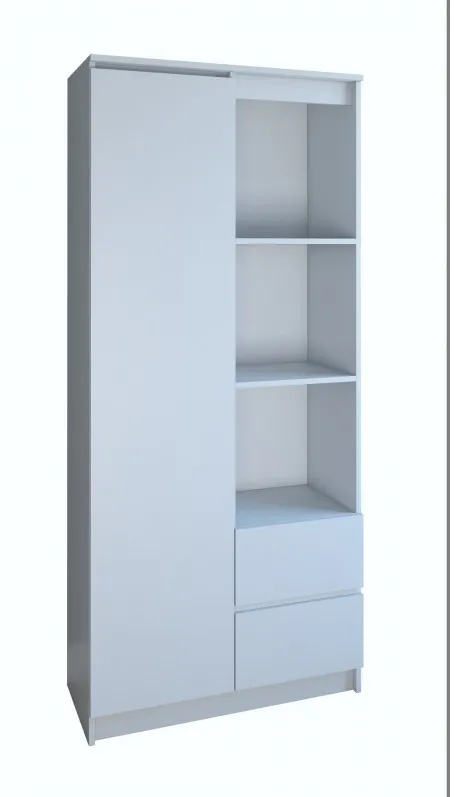 Topeshop RS-80 BILY BIEL office bookcase