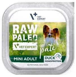 VETEXPERT Raw Paleo Pâte Mini Adult Duck - wet dog food - 150g