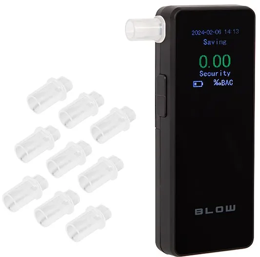Etilotest Blow 9900 cu afisaj LCD negru