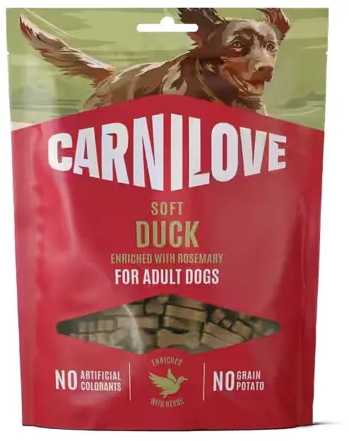 CARNILOVE Soft Duck enriched with rosemary - dog treat - 200g