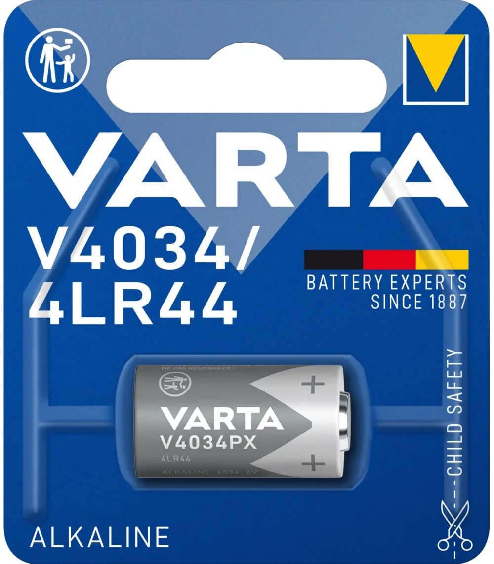 1 Varta electronic V4034PX 4LR44 6V Alkaline Special  04034101401