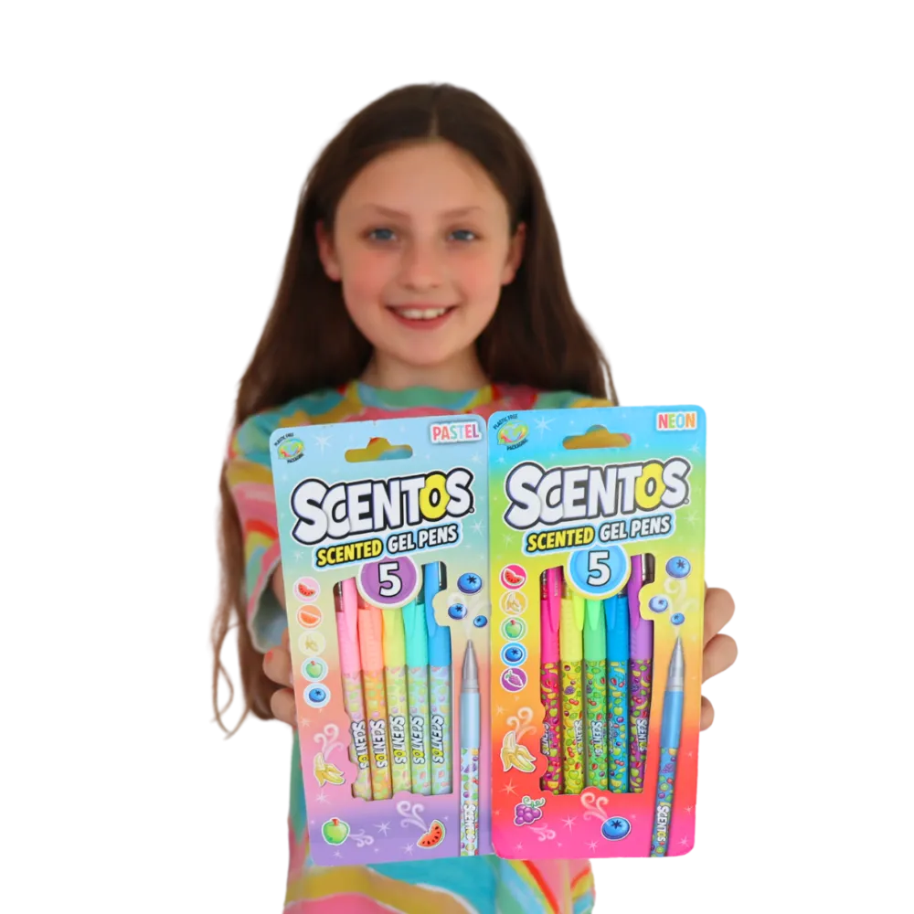 SET 5 PIX.GEL PARF., NEON/ PASTEL,SCENT.