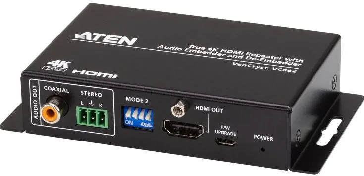 True 4K HDMI Repeater w Audio Embedde