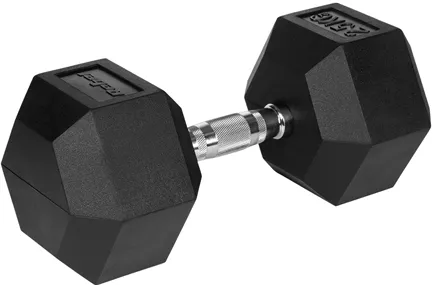 Rebel GANTERE DUMBBELL HEX FONTA CAUCIUCATA 25KG REBEL ACTIVE