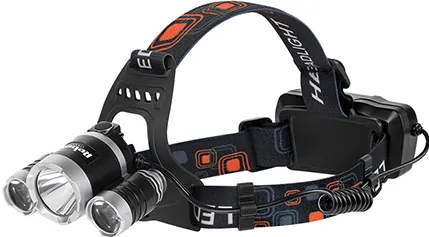 LANTERNA FRONTALA LED 2X 3W 2X ACCU 350 LM REBEL