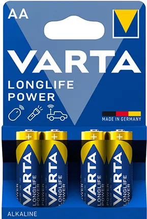 BATERIE ALCALINA LONGLIFE POWER LR6 BL 4 BUC VARTA