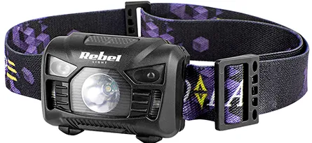 LANTERNA FRONTALA LED 3W ACCU 120LM REBEL
