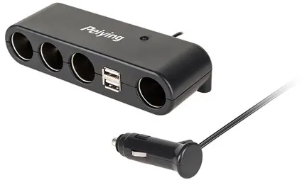 Peiying SPLITTER BRICHETA AUTO X4 CU USB SI CABLU PEIYING