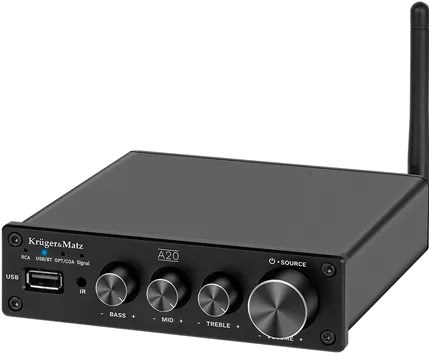 AMPLIFICATOR AUDIO STEREO 2X100W A20 KRUGER&MATZ