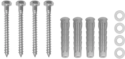 SET FIXARE RACKURI PE PERETE 14 X 70MM ELEMAT