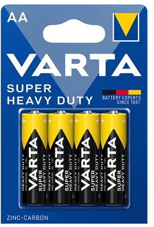 BATERIE SUPER HEAVY DUTY R06 BL 4 BUC VARTA