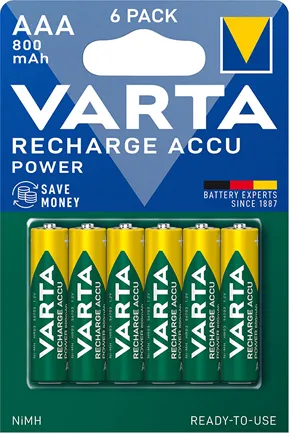 ACUMULATORI AAA 800MAH BLISTER 6 BUC VARTA